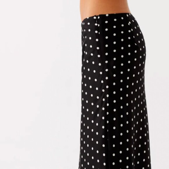 Peppermayo Exclusive - Breanne Midi Skirt - Black Polka Dot - Picture 4 of 6